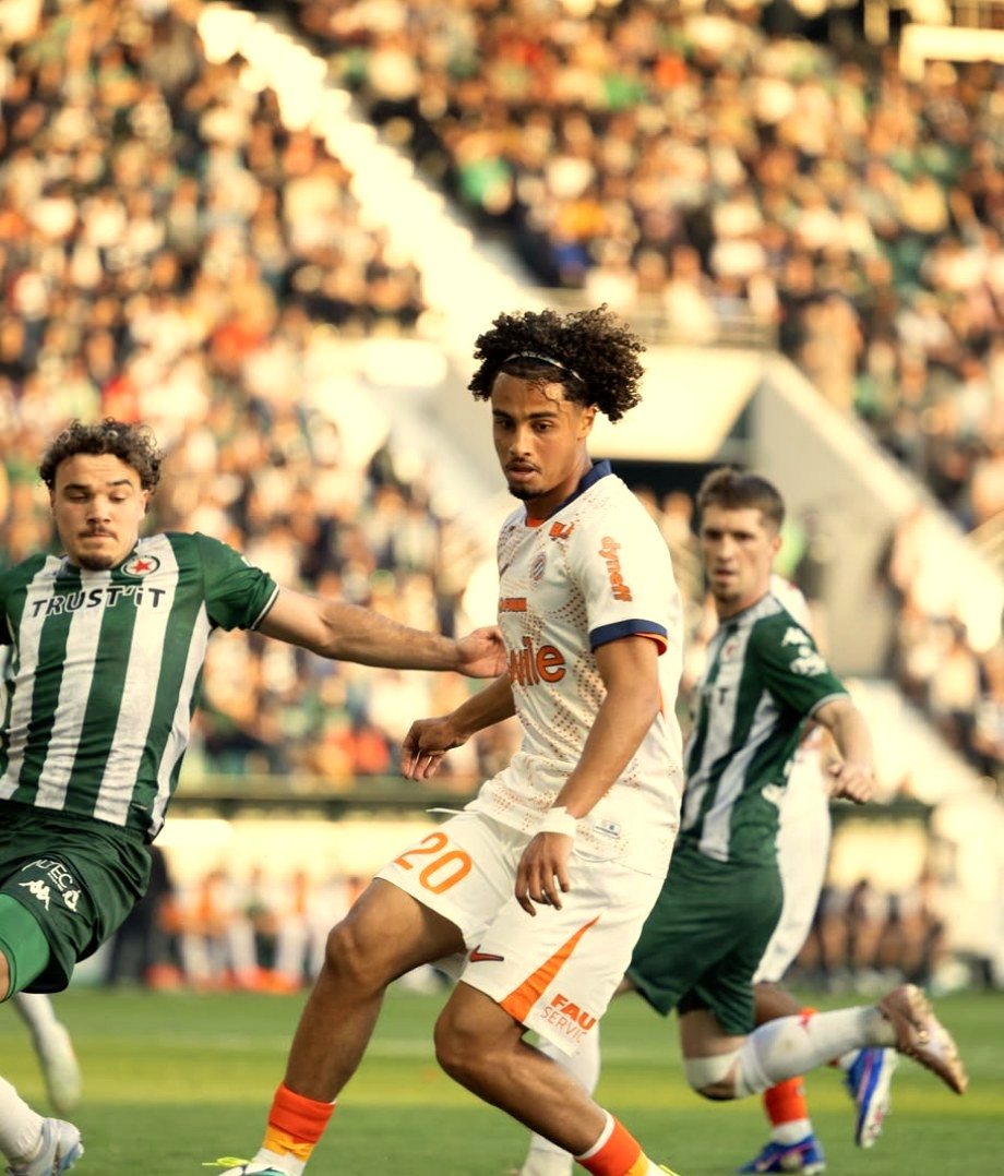 Nabil Homssa en match avec Montpellier